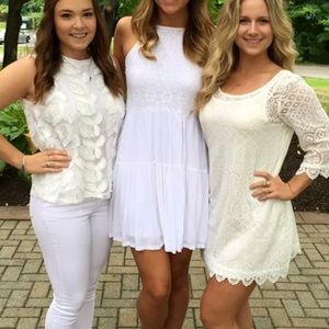 Abercrombie & Fitch white summer dress